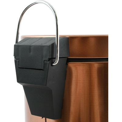 MSV pedálový odpadkový koš měděná, ocel, 3 l