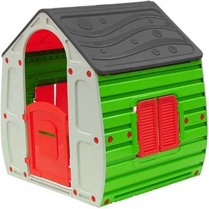 RESTPRO Детска пластмасова къщичка за игра на двора Magic Playhouse