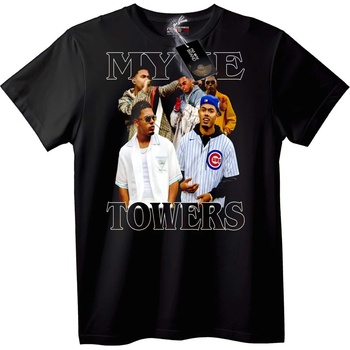 NOONEBRAND Тениска My Towers Biggie Smalls - 2XL, Black