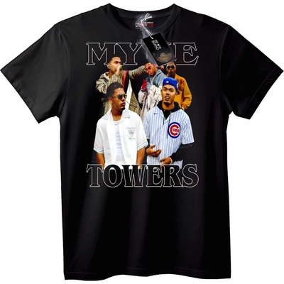 NOONEBRAND Тениска My Towers Biggie Smalls - 2XL, Black