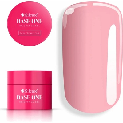 Silcare Base One UV gél French Dark pink 50 g