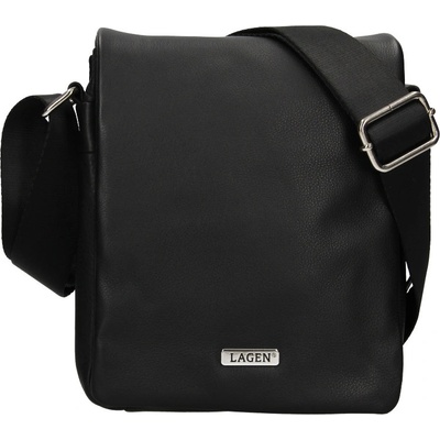 Lagen pánská kožená taška Crossbody 15016 Black