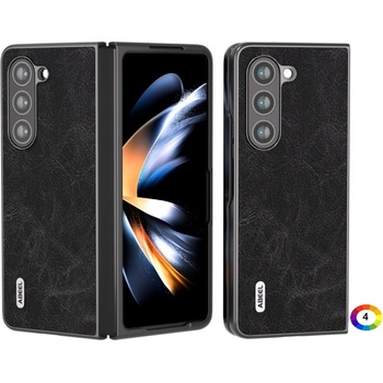 Image 1 of Samsung Galaxy Z Fold5 ABEEL Litchi Texture Wallet Калъф и Протектор