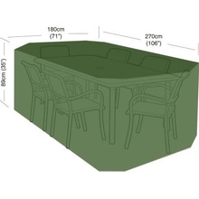 MAT GROUP Plachta krycí na set 6 židlí+obdél.stůl 270x180x89cm, PE 90g/m2