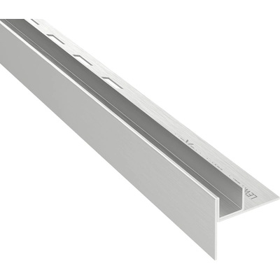 Mexen Line-B лява вдлъбната лайстна за стъкло 180 см, инокс - 181004180L (181004180L)