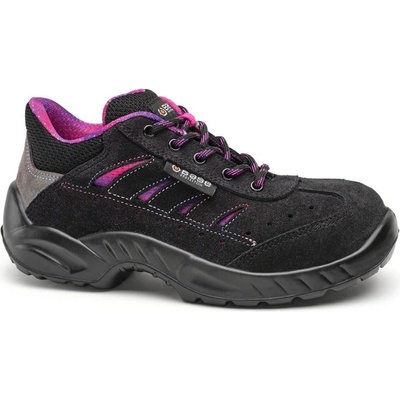 PORTWEST Base ZOE B0168D S1PL polobotka Černá/fuchsiová