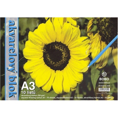 BOBO Watercolour Pad Скицник 10 A3 250 g (18014)