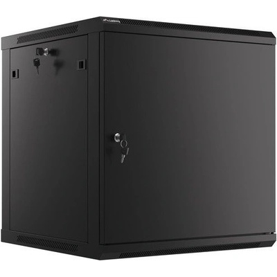 Lanberg Комуникационен шкаф Lanberg rack cabinet 19" wall-mount 12U/600x600 for self-assembly with metal door black (flat pack) (WF01-6612-00B)