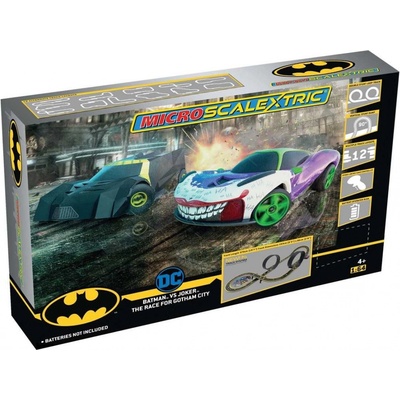 Scalextric Autodráha MICRO G1177M Batman vs Joker The Race For Gotham City