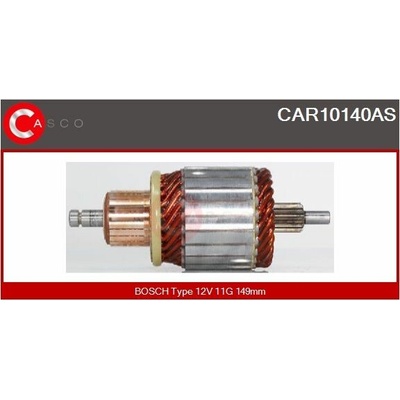 Rotor, štartér CASCO CAR10140AS