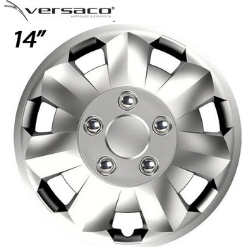 Versaco Тасове за джанти 14'' Versaco NOVA Silver (56362)