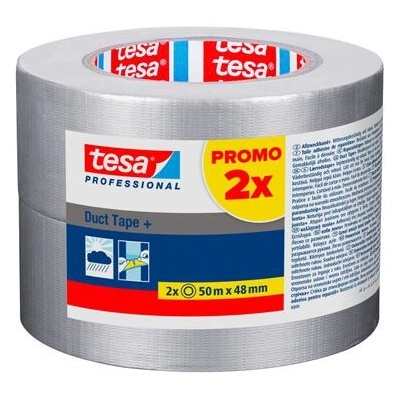 Tesa Duct Tape Páska lepiaca textilná 48 mm x 50 m strieborná