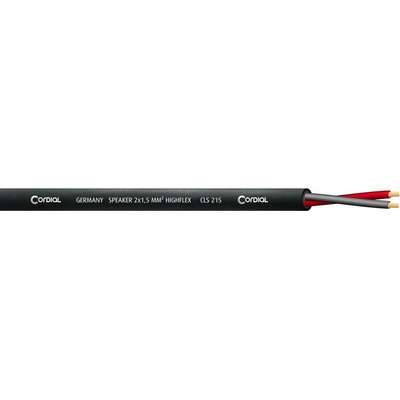 Cordial CLS 215 BK 100 Кабел за високоговорители (CLS 215 BLACK 100)