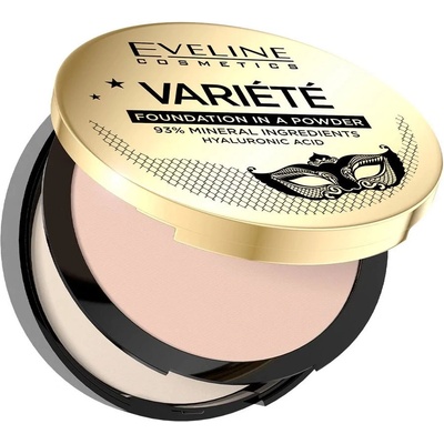 Eveline cosmetics Variété minerální pudr s kyselinou hyaluronovou 03 light vanilla 8 g