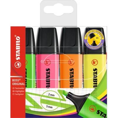 Stabilo Boss Original 4 ks 70/4