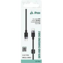 iPEAX 90010105 USB-C/USB-C 1,5m černý