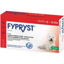 Fypryst spot-on Dog S 2-10 kg 1 x 0,67 ml