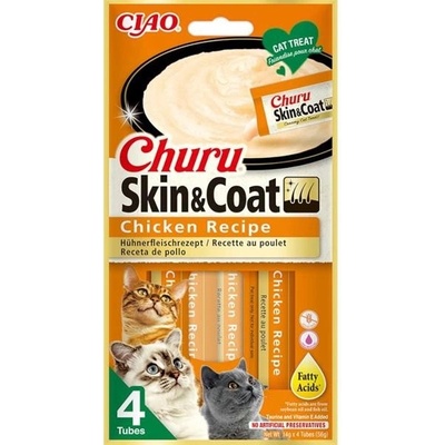 INABA FOODS EUROPE GmbH Inaba Churu Skin & Coat kuře 4 x 14 g