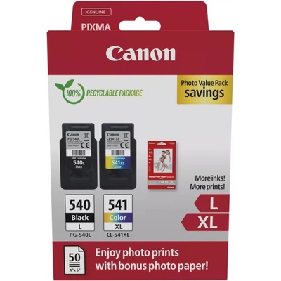 Комплект 2бр. мастилени касети Canon PG-540L / CL-541XL Photo Value Pack 5224B012AA