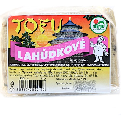 Sunfood Tofu lahôdkové cca 200 g