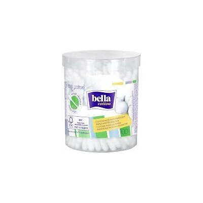 Bella cotton vatové tyčinky 100 ks Plastic