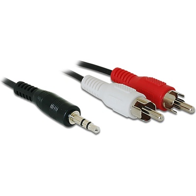 Delock Аудиокабел Delock, DC жак 3.5 мм апа 2x RCA апа, 1.5 м (84000)