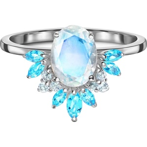 Silenti Jewelry Сребърен пръстен "Божественост" - 6 - 52мм (16.6мм диам. )