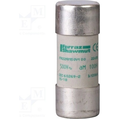 SCHNEIDER ELECTRIC DF2FA40 Pojistka: tavná; aM; 40A; 690VAC; keramická; 22x58mm