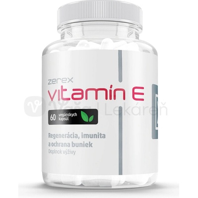 Zerex Vitamín E v prírodnej forme 60 kapsúl