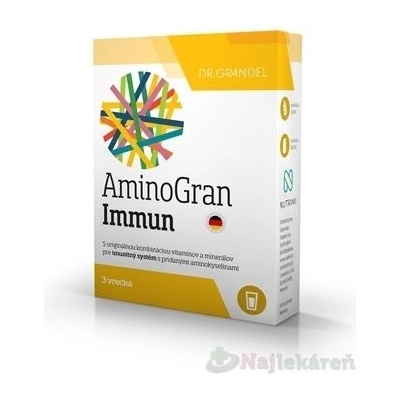 Dr.Grandel Aminogran Immun vrecúška s práškom 3 ks