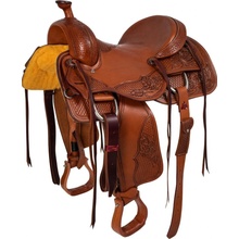 McBryan Sedlo westernové Working Ranch Flower chestnut