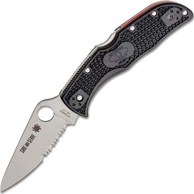 Spyderco Endela Lightweight Thin Red Line C243FPSBKRD
