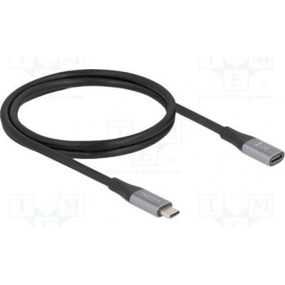 Delock 81201 dvousměrný USB C zásuvka USB C vidlice zlacený 1m