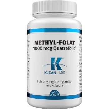 KLEAN LABS Methyl-Folat 1000 mcg - 60 таблетки