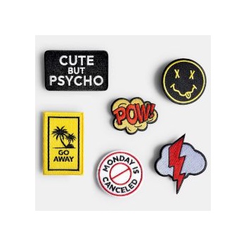 Goomby Текстилни емблеми Iron-On Too Cool 6 броя