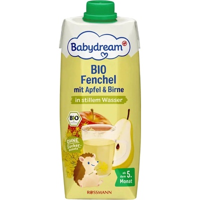 Babydream BIO ovocný nápoj fenykl jablko a hruška 500 ml – Zboží Mobilmania