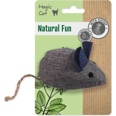 Magic Cat Natural Fun myš s šantou 8 cm