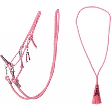 QHP Provazový set na ježdění Liberty flamingo pink