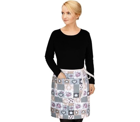 Brotex Kuchynská zástera do pása patchwork love