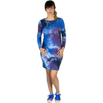 Rialto těhotenské šaty Larottie modrá batika 0572