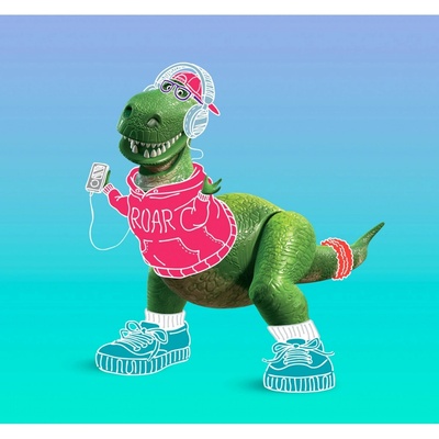 Komar Vliesová fototapeta Toy Story Roar rozměry 300 x 280 cm