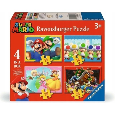 Ravensburger pro děti 4v1 Super Mario 12 dílků