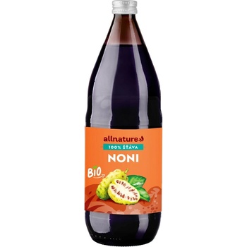 Allnature 100% Bio šťava z plodov Noni Bio 1 l