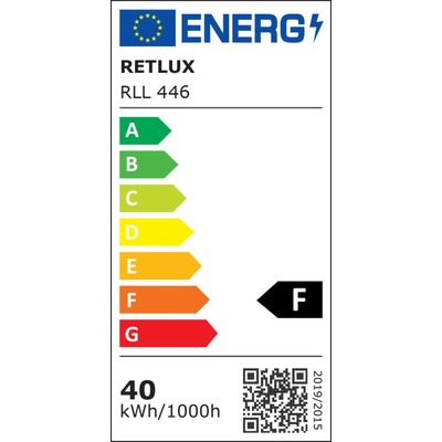 Retlux LED žiarovka RLL 446 T120 E27 40W teplá biela