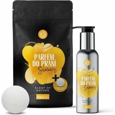 Nanolab parfém do prania aj sušičky Summer 300 ml + vlnená guľa