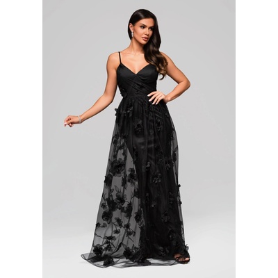 Edoti Evening dress LA-OM-DL čierna