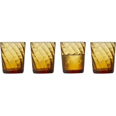 Lyngby Glas Sklenice na vodu Vienna Amber 4 x 300 ml