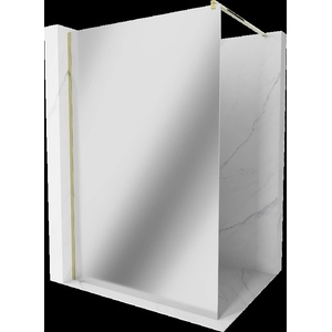 Mexen Kioto душ панел Walk-in 140 x 200 см, огледало 8 мм, златно - 800-140-101-50-50 (800-140-101-50-50)