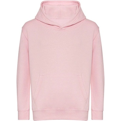 Just Hoods dětská mikina s kapucí JH201J Baby Pink