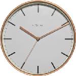 NeXtime Стенен часовник Company 25 см бял (3119st)